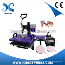 Machine de transfert de chaleur 7in1 Combo Press Shuttle Machine de compression de presse